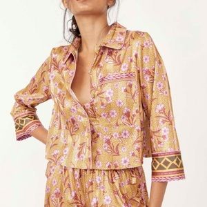 Free people pajama party pajama top (pants not included )